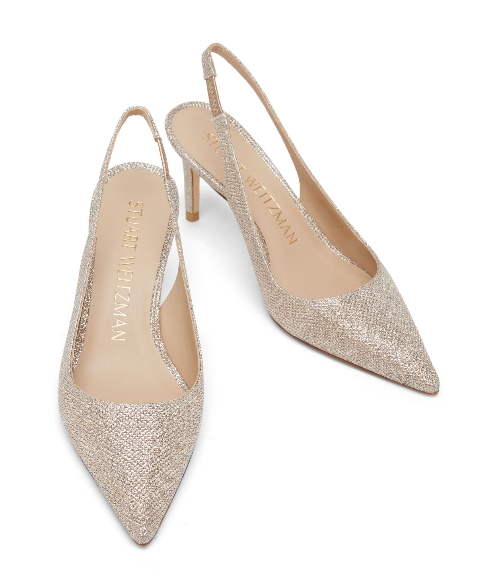 STUART 75 SLINGBACK PUMP in POUDRE for Women | Stuart Weitzman®