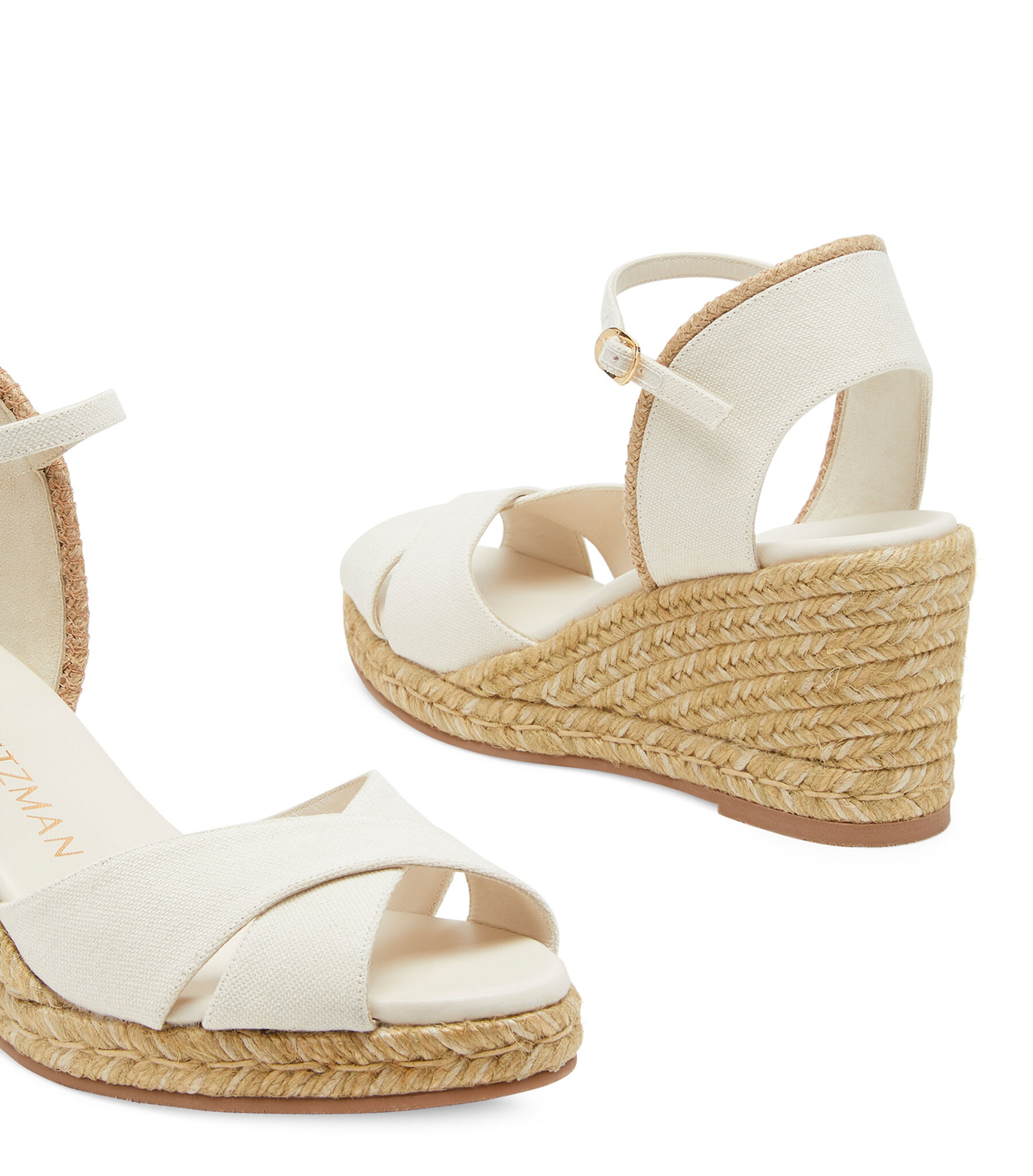 MIRELA II ESPADRILLE WEDGE in IVORY for Women Stuart Weitzman UK