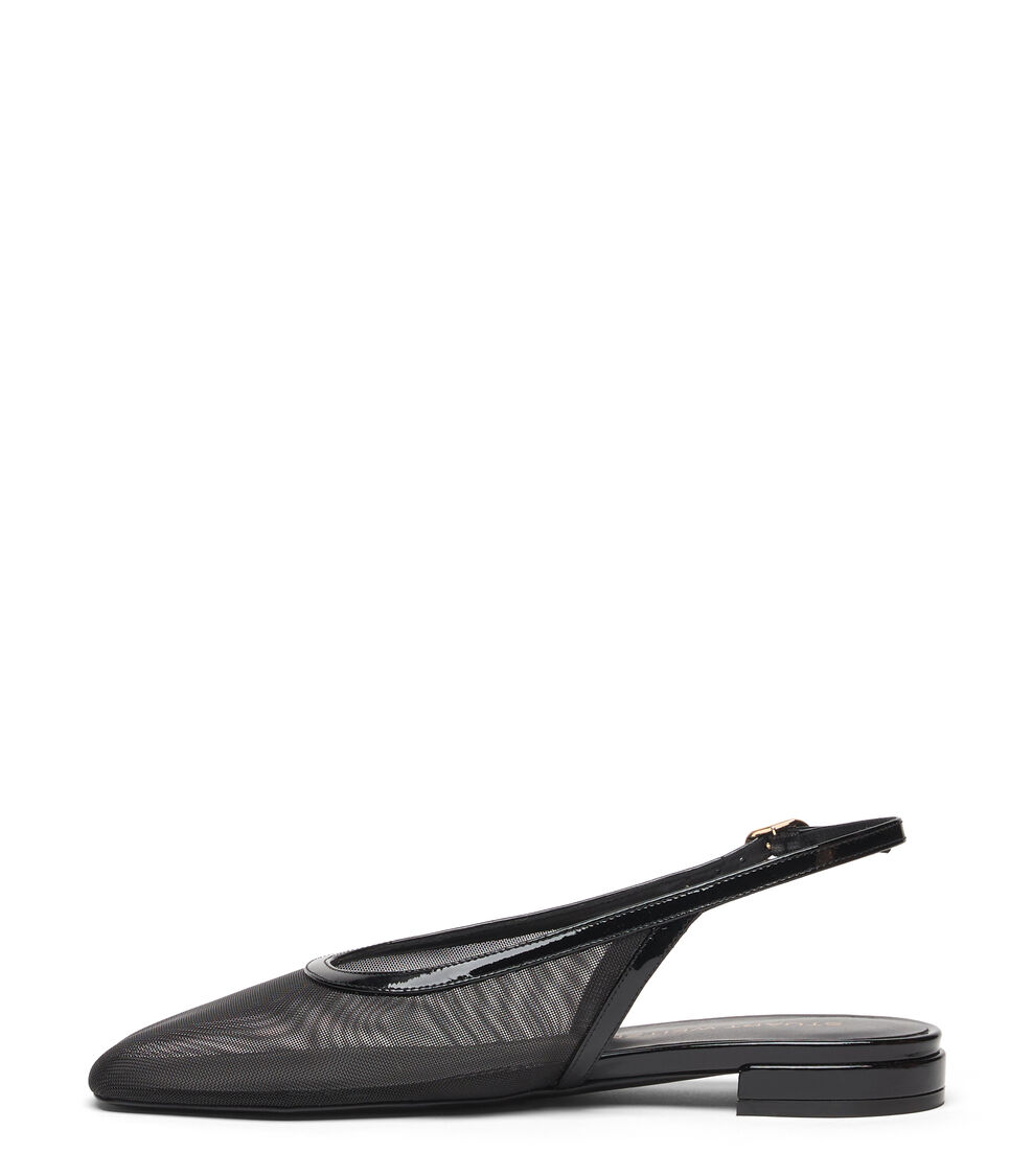 Stuart Weitzman BAREITALL SLINGBACK BLACK SN771MHGBLK