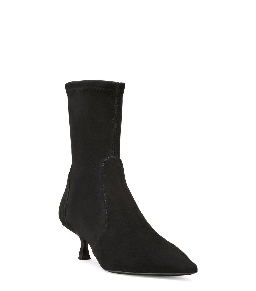 Stuart Weitzman NAOMI 50 BOOTIE BLACK SJ403SUSBLK