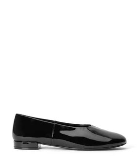 Stuart Weitzman LENNY FLAT BLACK SO474PATBLK