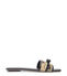 Stuart Weitzman FELICITY SLIDE BLACK/NATURAL/BLACK SK836LAFXWB