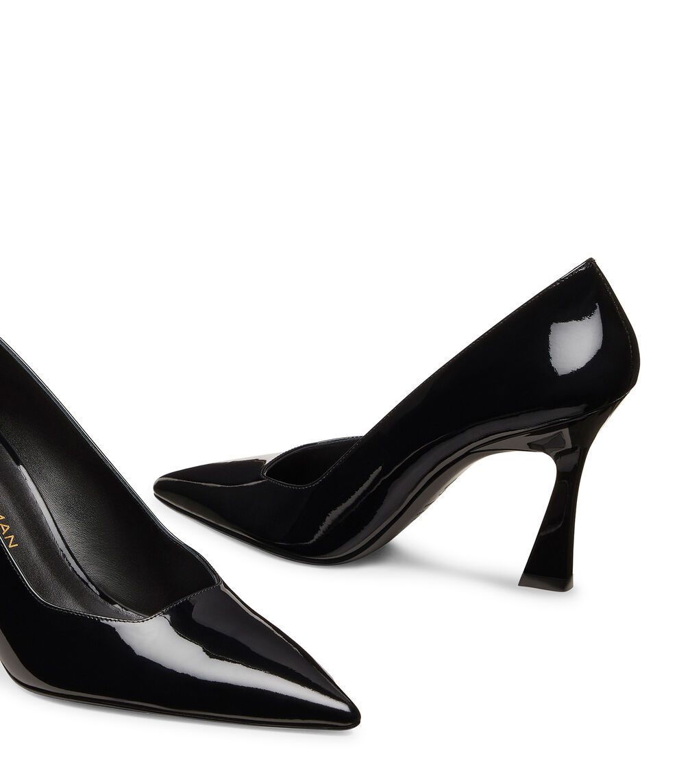 Stuart Weitzman VINNIE 85 PUMP BLACK SJ440PATBLK