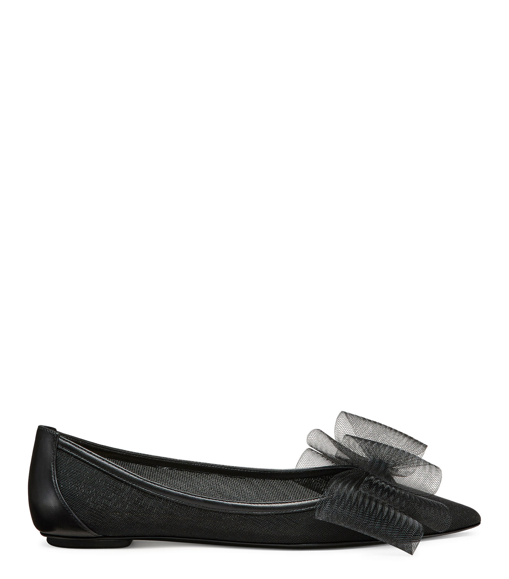BLUSHING BOW FLAT, Last chance, , CUIR NAPPA LAQUÉ/MESH - Stuart Weitzman - Modalova