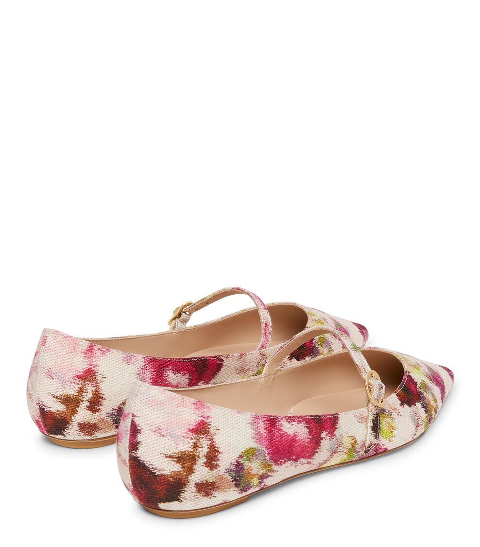 Stuart Weitzman EMILIA MARY JANE FLAT Stuart Weitzman EMILIA MARY JANE FLAT PINK MULTI SI799FLJLRD