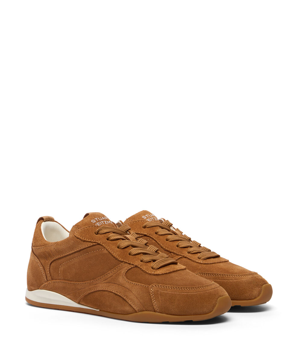 Stuart Weitzman SW SCOUT SNEAKER CAMEL SM626SUECAM