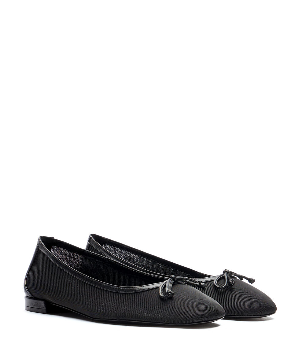 Stuart Weitzman ARABELLA BALLET FLAT BLACK SI635MSQBLK