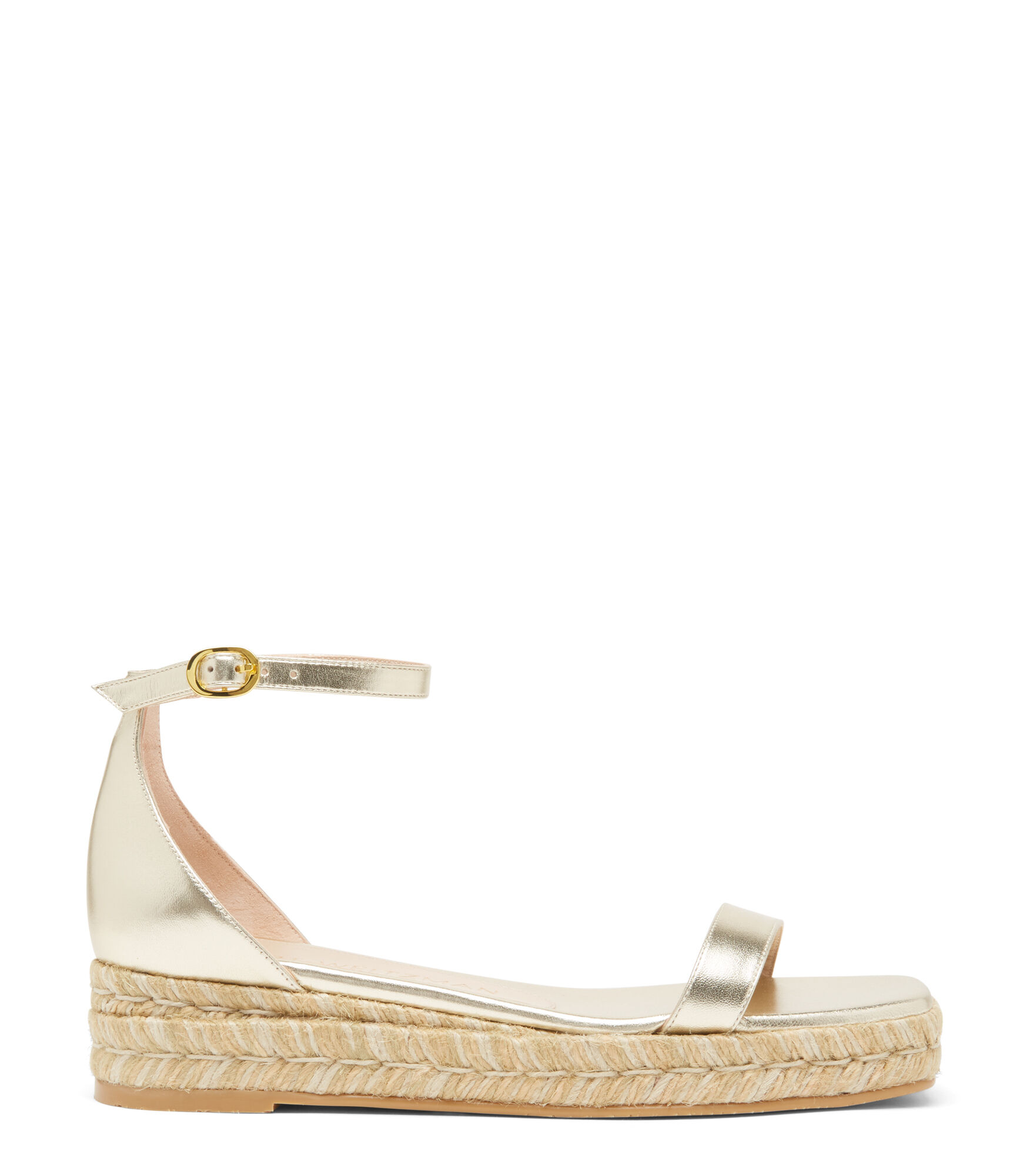 NUDISTCURVE ESPADRILLA FLAT in PLATINO for Women Stuart Weitzman
