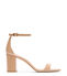 Stuart Weitzman NUDIST II 75 BLOCK SANDAL ADOBE SJ983PATAJM