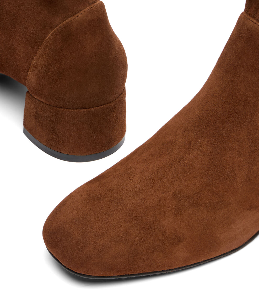 Stuart Weitzman MAEVE BOOTIE DEEP COFFEE SM436SUSXDQ