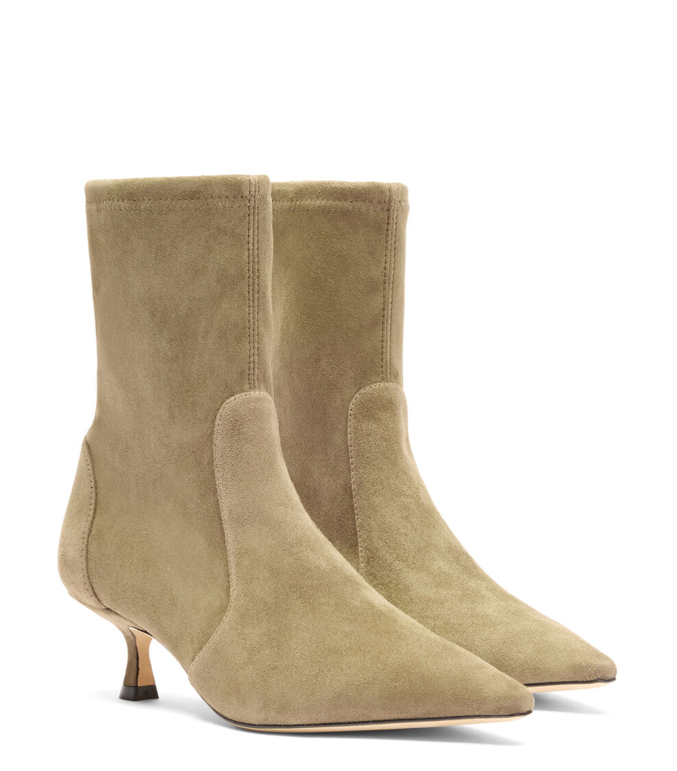 Stuart Weitzman NAOMI 50 BOOTIE SMOKEY TAUPE SJ403SUSY6R