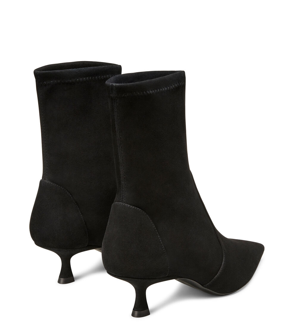 Stuart Weitzman NAOMI 50 BOOTIE BLACK SJ403SUSBLK