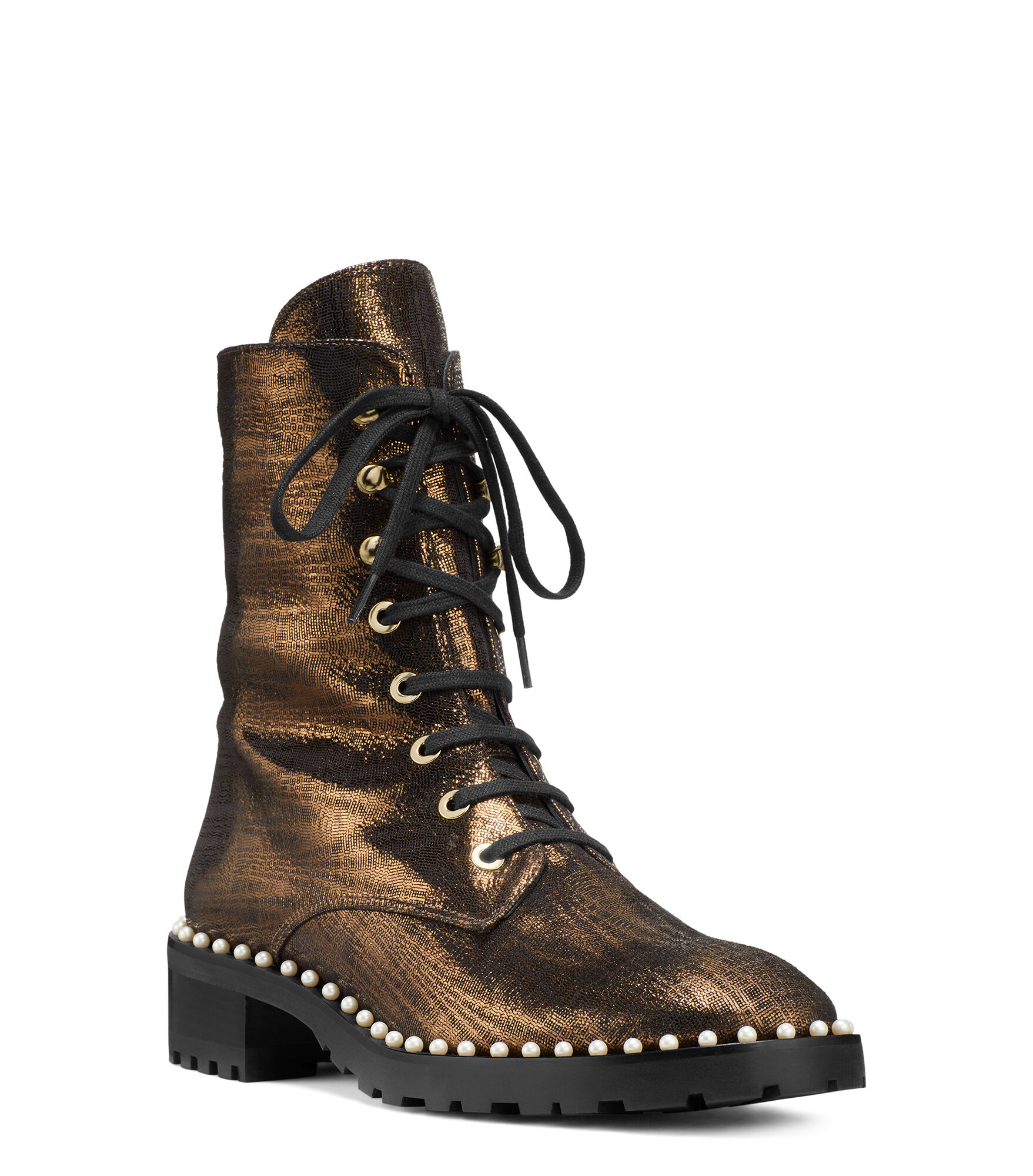 ALLIE in GOLD for Women Stuart Weitzman
