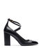 Stuart Weitzman EDEN 85 STRAP PUMP BLACK SK085SCPBLK