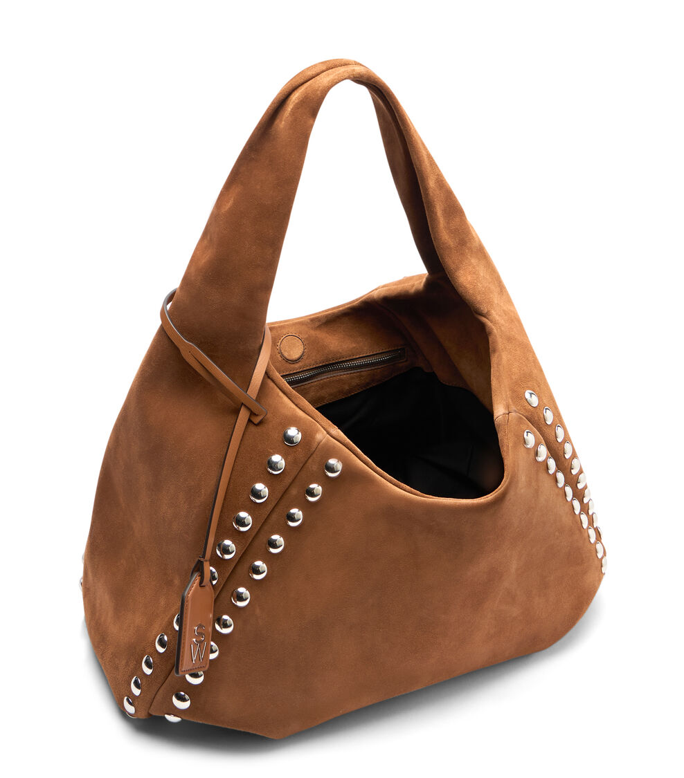 Stuart Weitzman MODA STUD HOBO BAG Stuart Weitzman MODA STUD HOBO BAG FOX SK295TETTPR