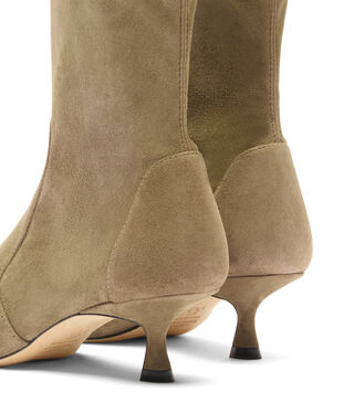 NAOMI 50 BOOTIE in SMOKEY TAUPE for Women | Stuart Weitzman® display picture 2