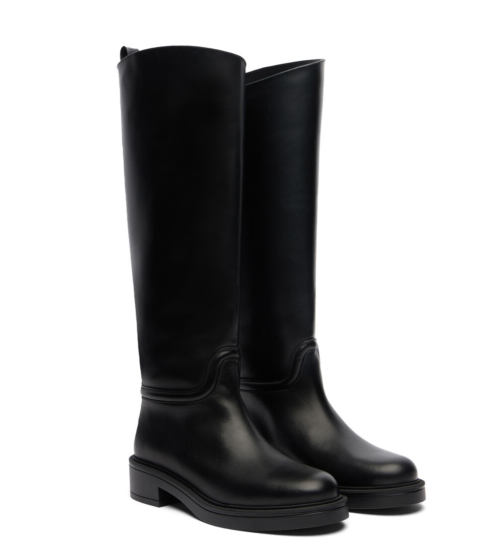Stuart Weitzman CELIA RIDING BOOT BLACK SM312NEFBLK