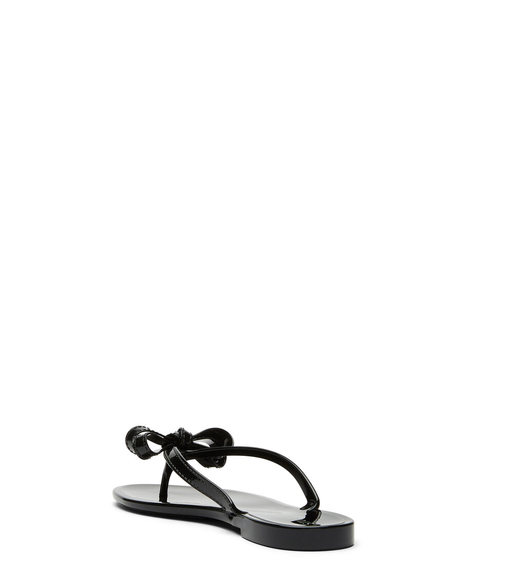 Stuart Weitzman SUMMER BOW JELLY BLACK SB415SEMBLK