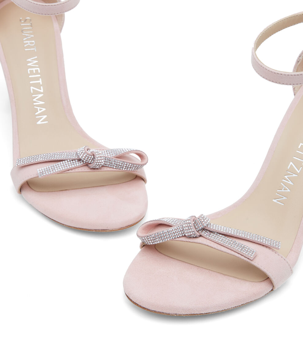 Stuart Weitzman NEARLYNUDE SW BOW SANDAL BALLET SD105SUENCQ