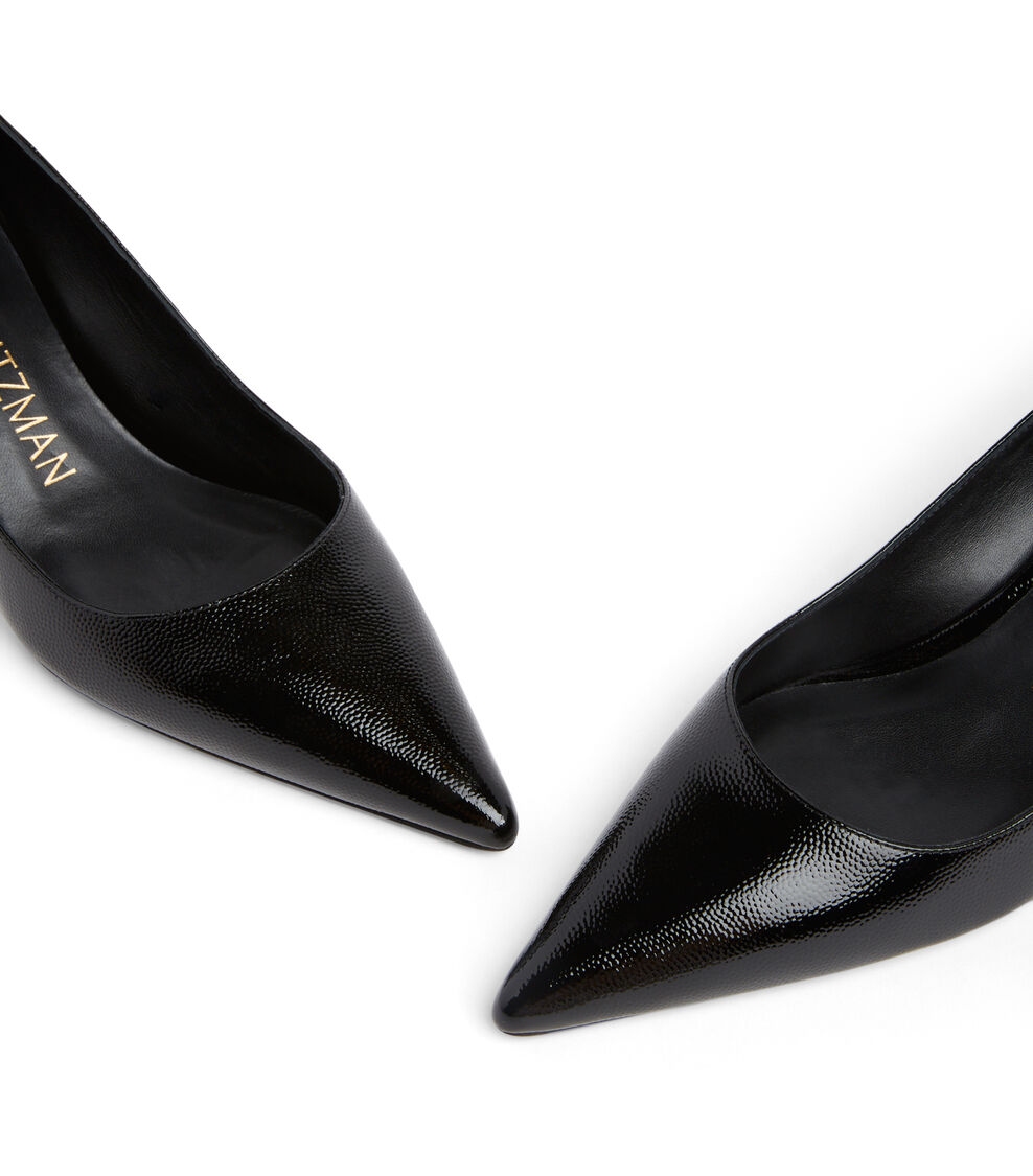 Stuart Weitzman STUART KITTEN PUMP BLACK SF441CATBLK