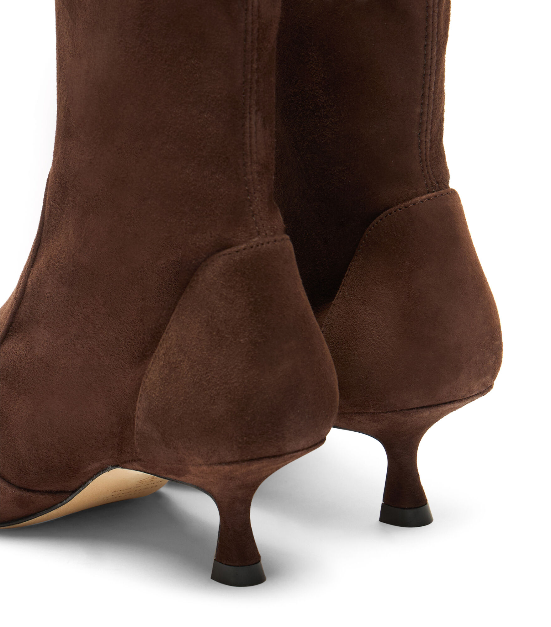 NAOMI 50 BOOTIE in WALNUT for Women | Stuart Weitzman®