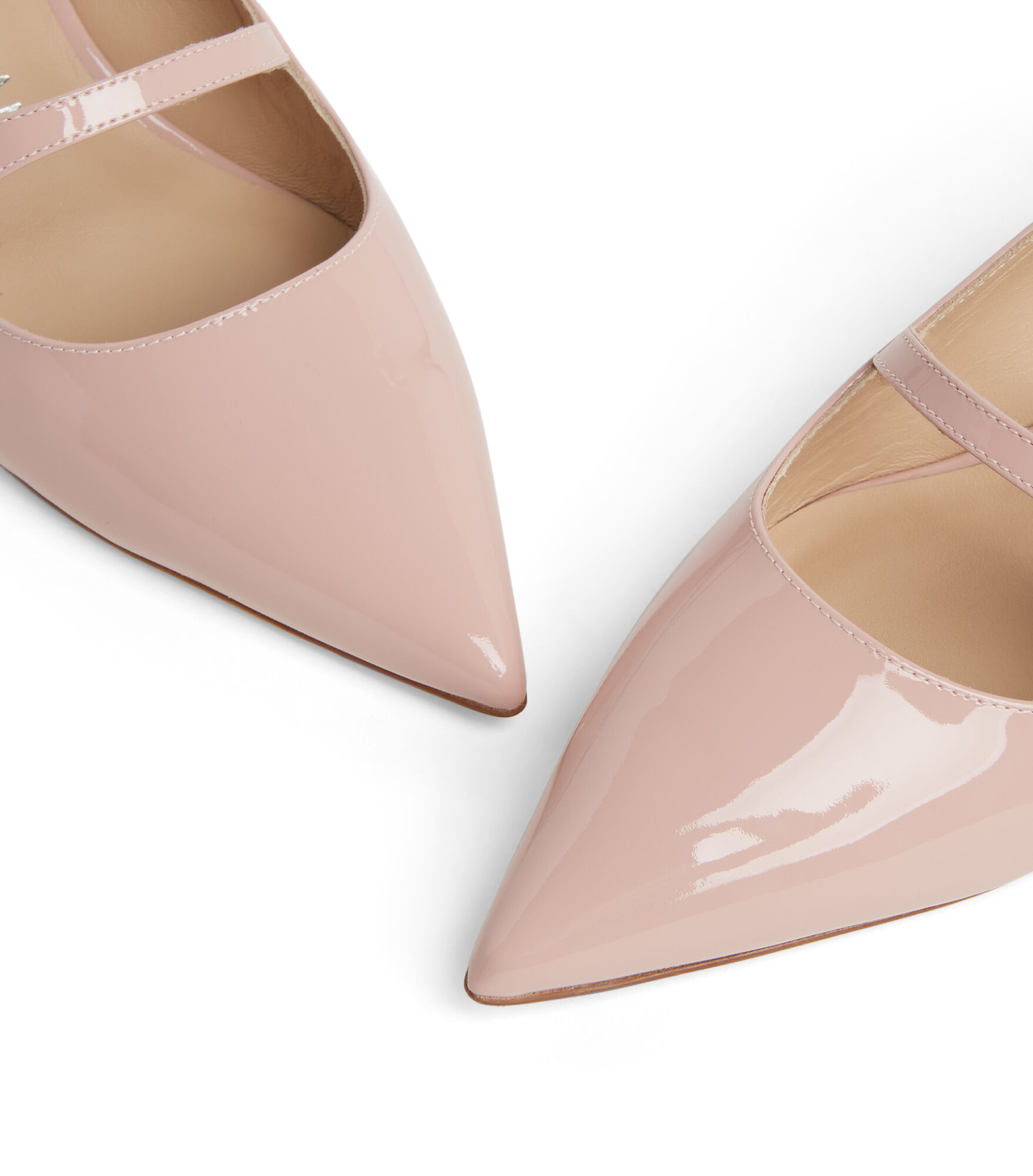 CRYSTAL FLEUR 50 BLOCK SLINGBACK in BALLET for Women