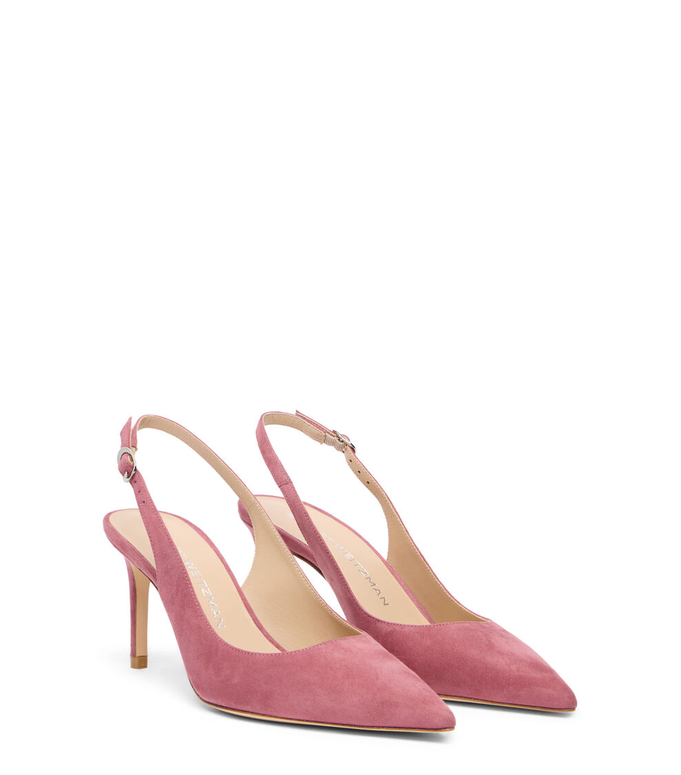 Stuart Weitzman STUART POWER SLINGBACK 75 DUSTY BERRY SL636SUEYGT