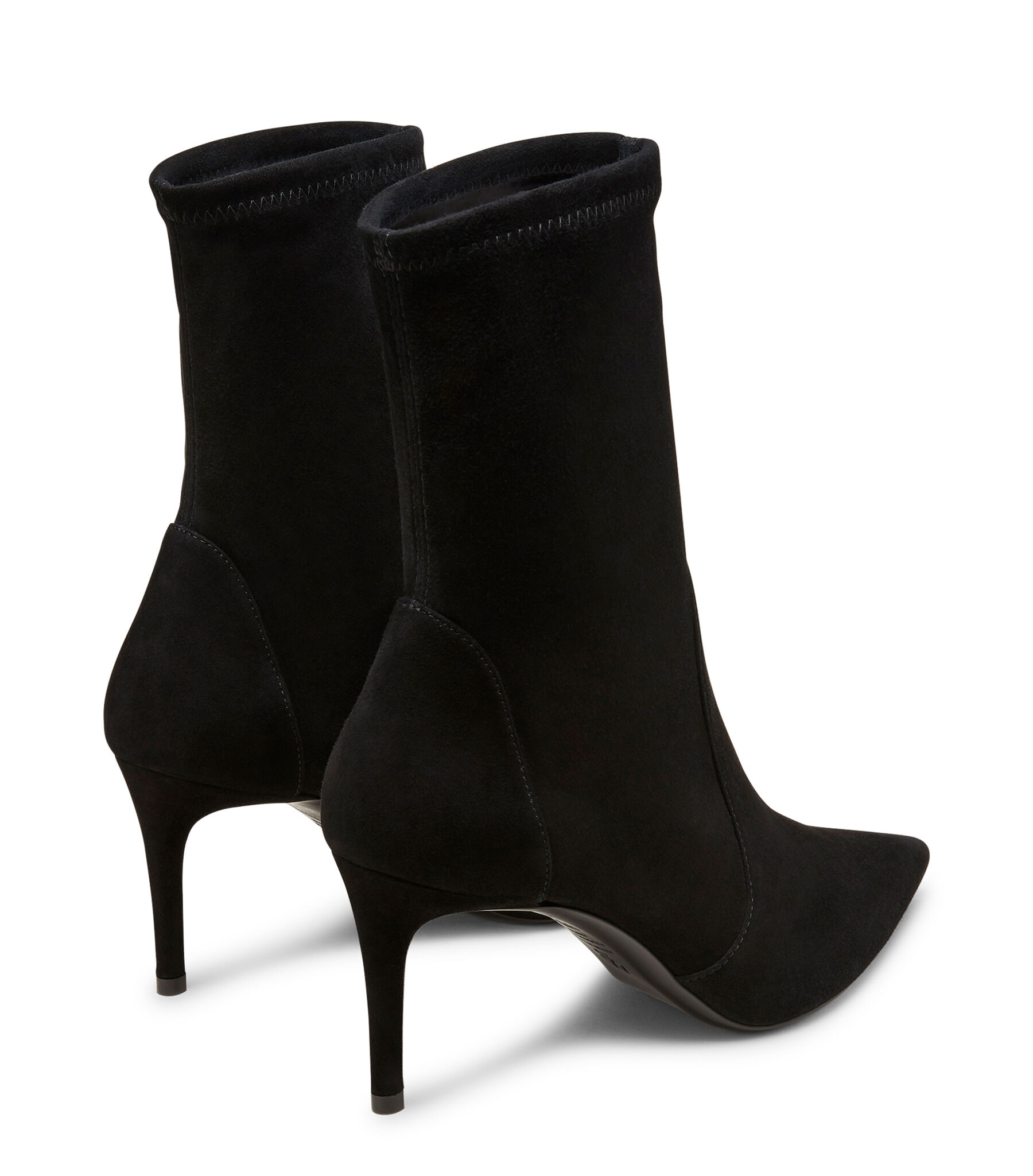 Black bootie stiletto heel deals