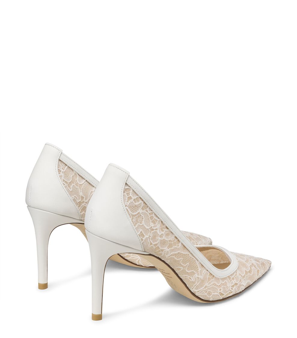 Stuart Weitzman STUART POWER 85 BLANCO/BEIGE/BLANCO SN561FOQYXO