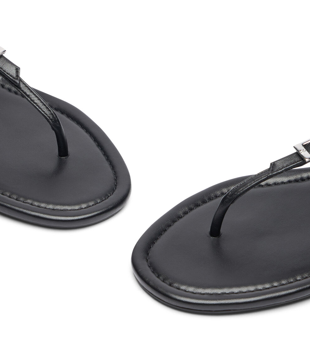 Stuart Weitzman GEORGIE T-STRAP BLACK SL049LARBLK