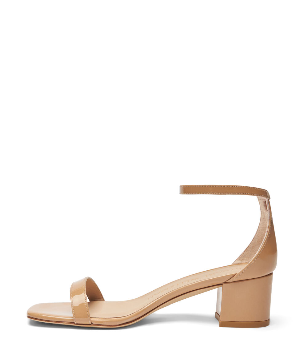 Stuart Weitzman SIMPLECURVE 50 SANDAL ADOBE SE120PATAJM