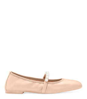 Stuart Weitzman GOLDIE BALLET FLAT POUDRE SF896LARQ24