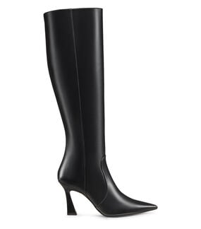 Stuart Weitzman VINNIE ZIP BOOT 85 Stuart Weitzman VINNIE ZIP BOOT 85 BLACK SM583SMOBLK