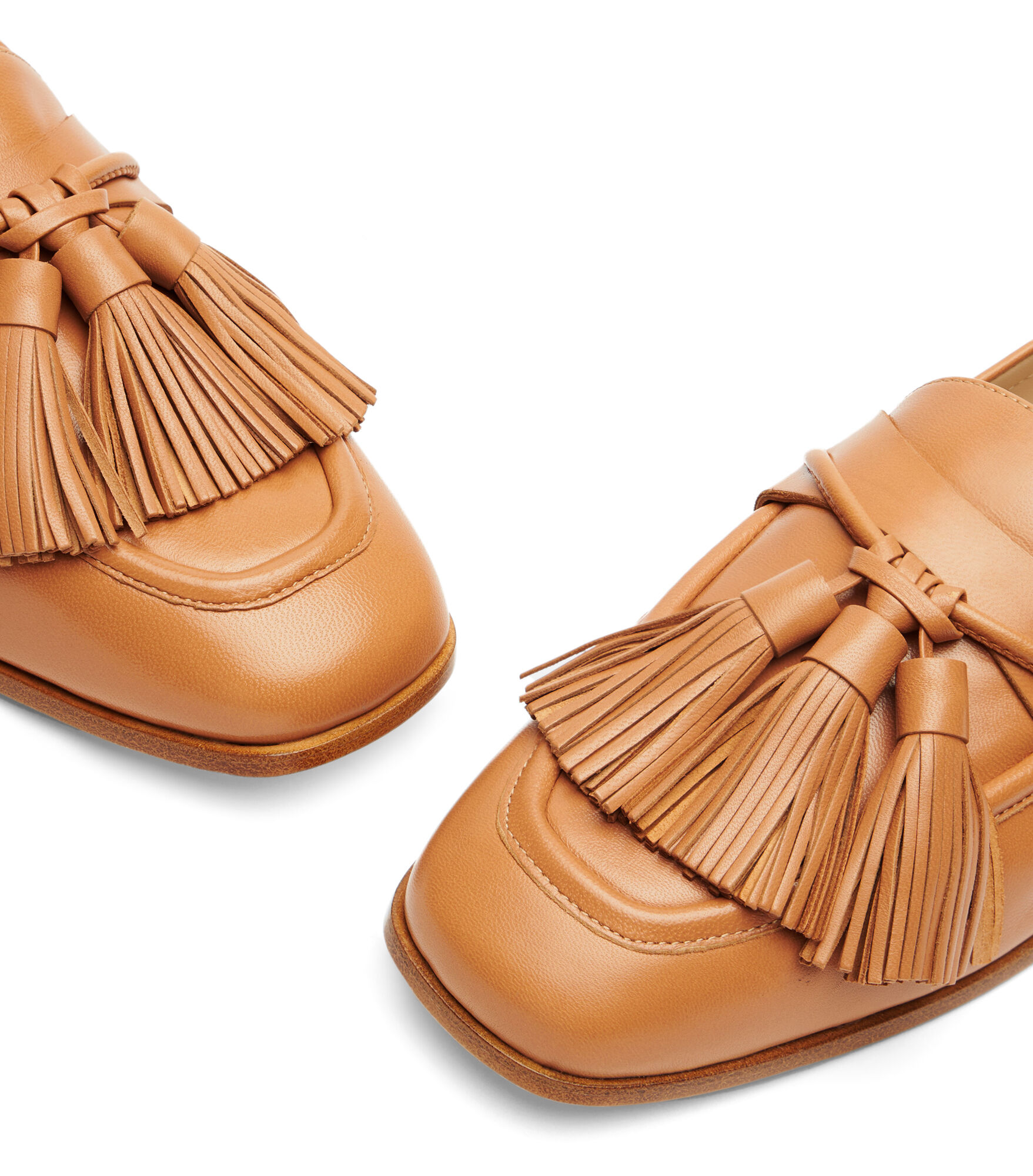 LINDI TASSEL LOAFER in TAN for Women Stuart Weitzman