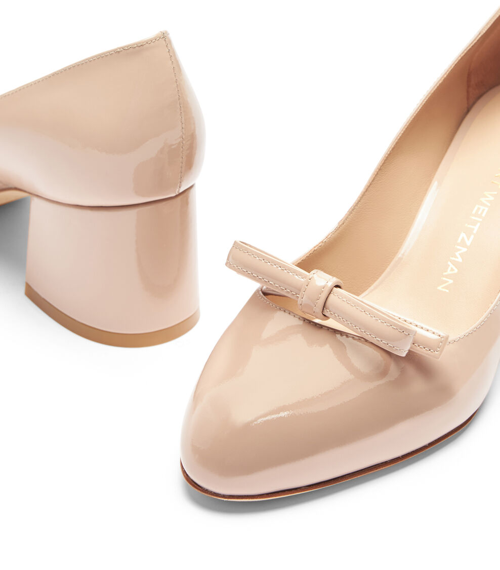 Stuart Weitzman FELICITY BLOCK PUMP 60 DOLCE SK281PATNZ0