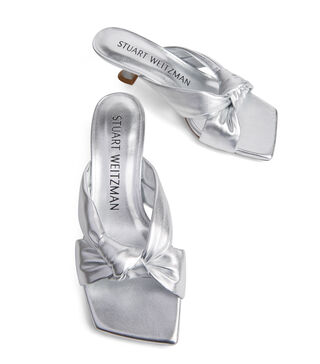 PLAYA 50 KNOT SLIDE in SILVER for Women | Stuart Weitzman  display picture 1