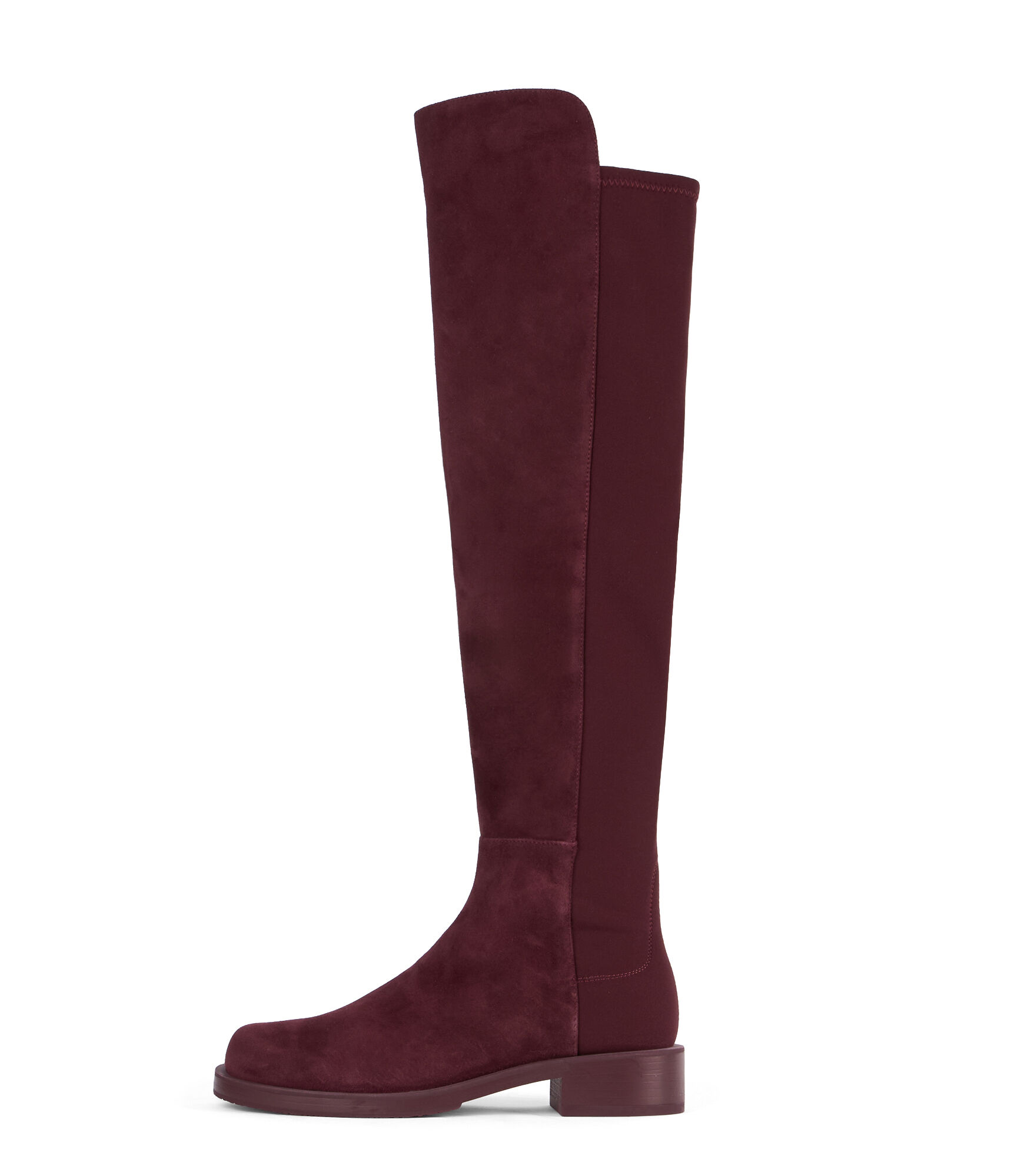 Stuart weitzman burgundy boots deals