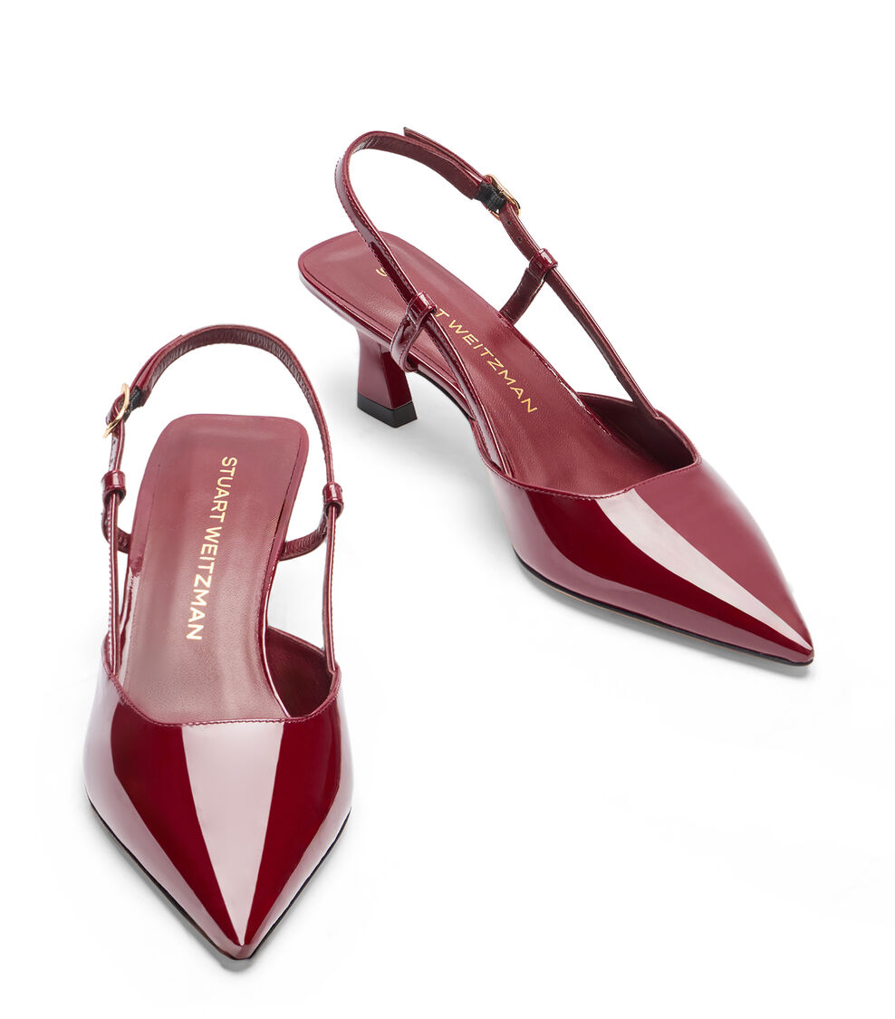 Stuart Weitzman VINNIE 50 SLINGBACK ROSEWOOD SJ435PATN4E