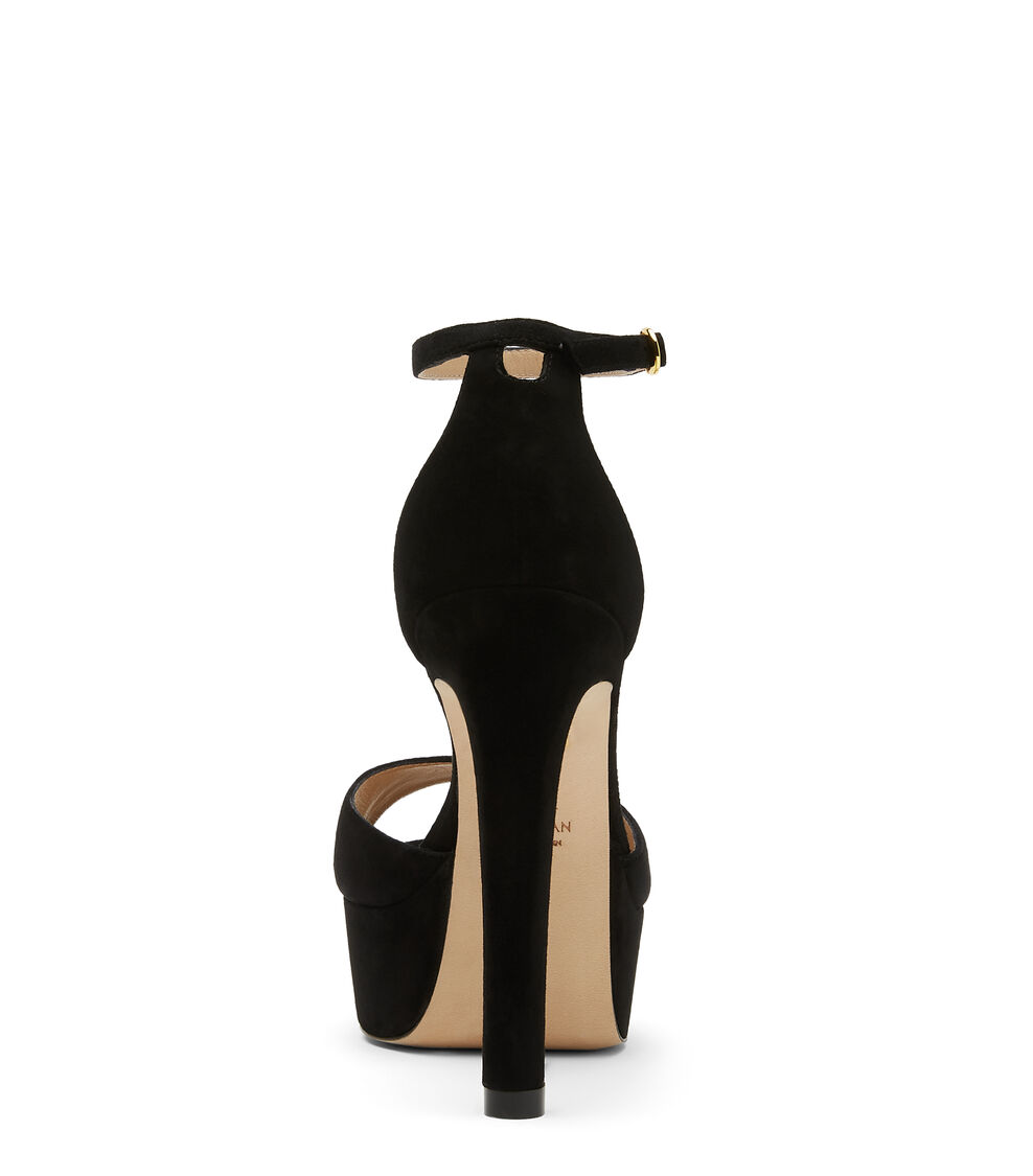 Stuart Weitzman DISCOPLATFORM SANDAL NEGRO SA579SUEBLK