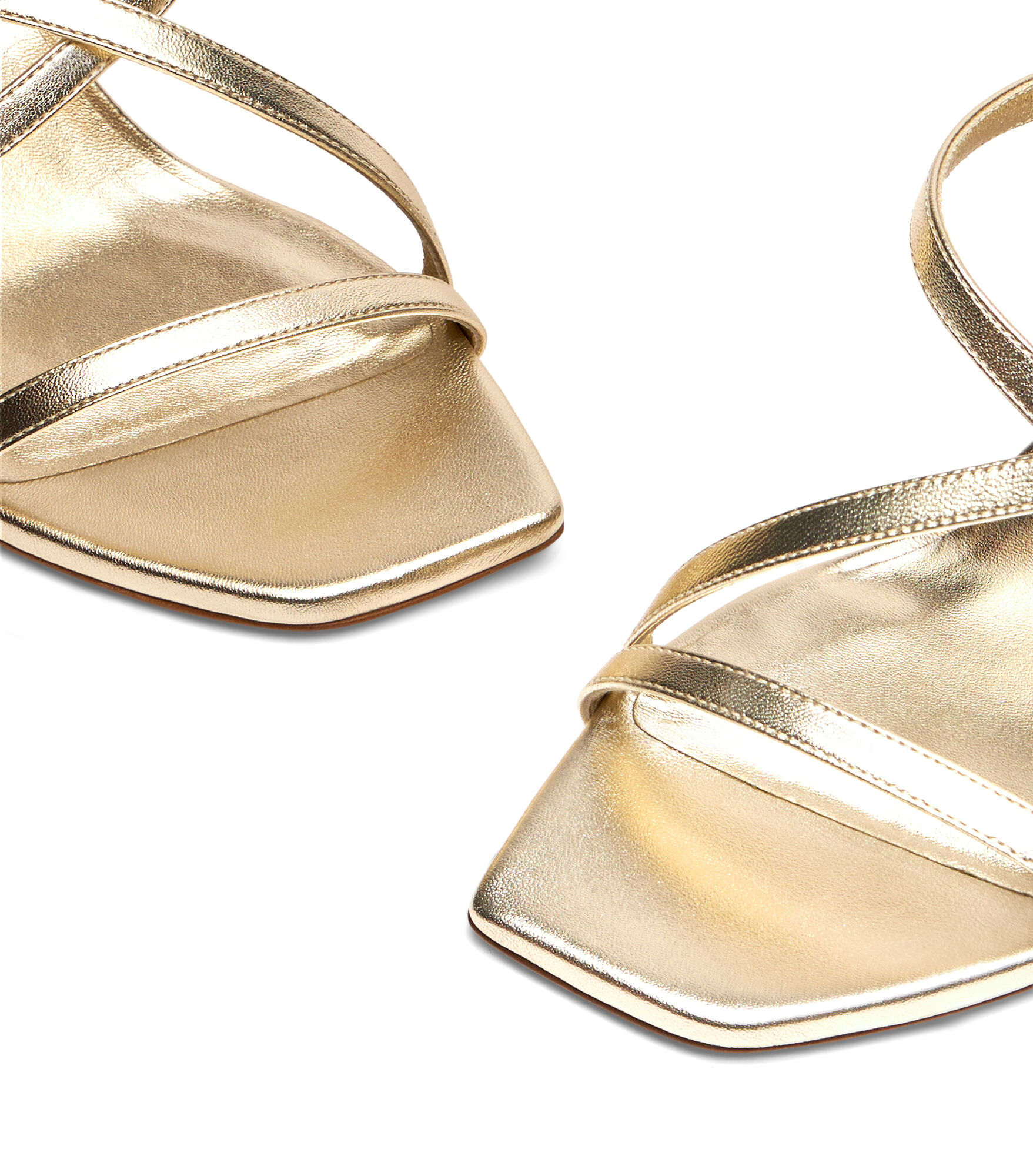 OASIS 75 ANKLE STRAP SANDAL in LIGHT GOLD for Women Stuart Weitzman UK