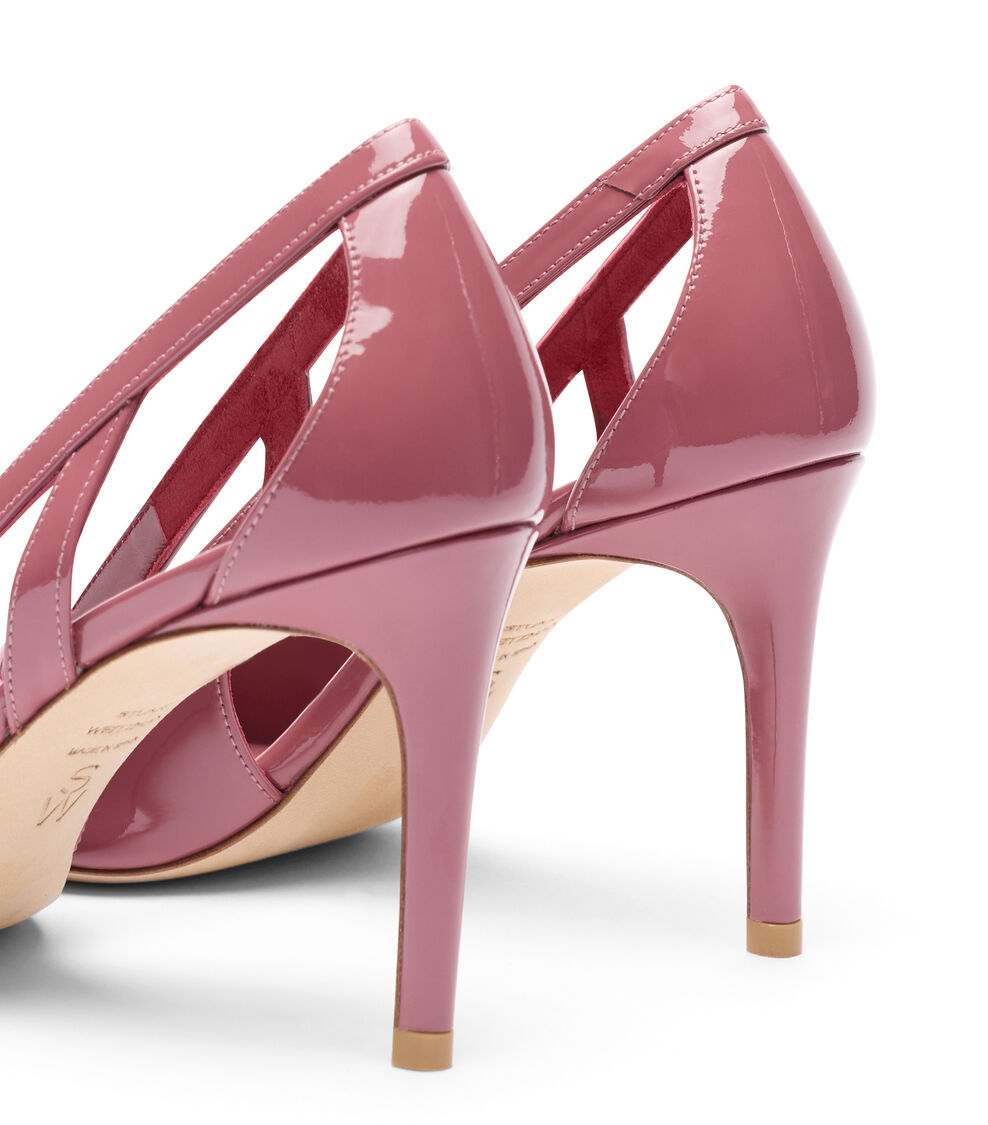 Stuart Weitzman STUART POWER CUTOUT 85 DUSTY BERRY SM482PATYGT