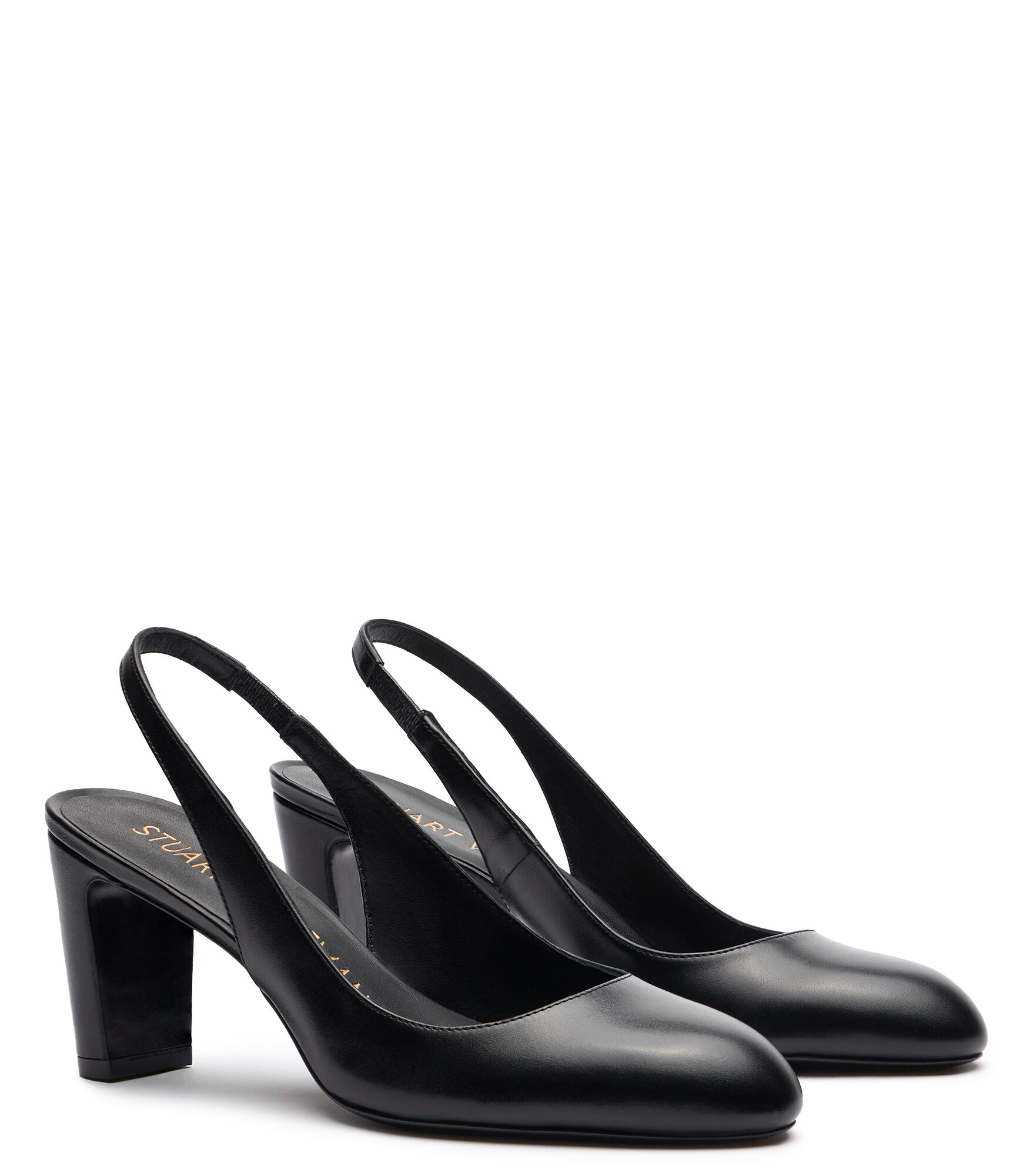 VIDA 75 SLINGBACK in BLACK for Women | Stuart Weitzman®
