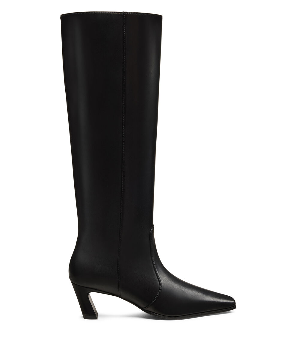 Stuart Weitzman STASSI BOOT 50 BLACK SM504DSNBLK