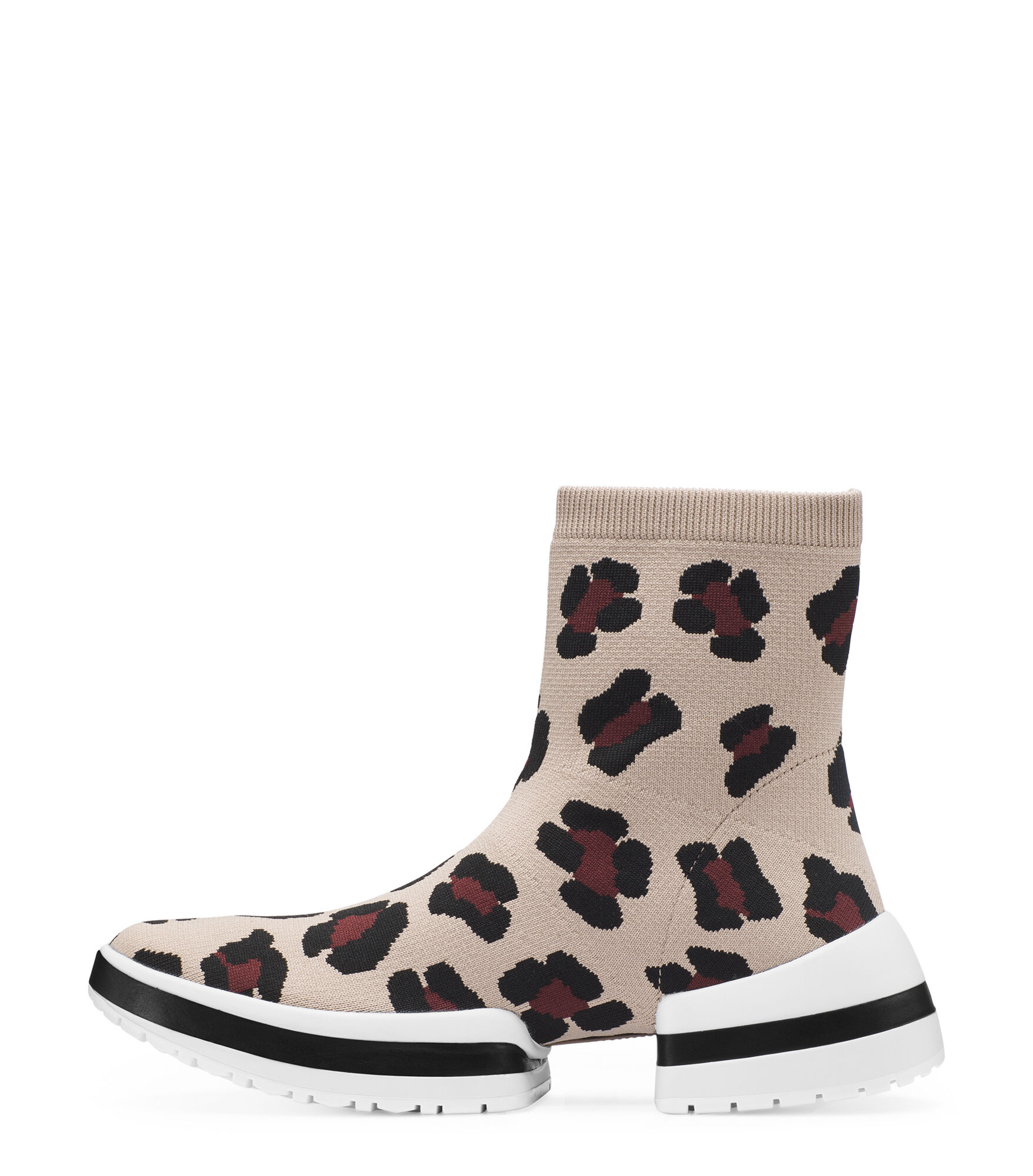 leopard sock booties