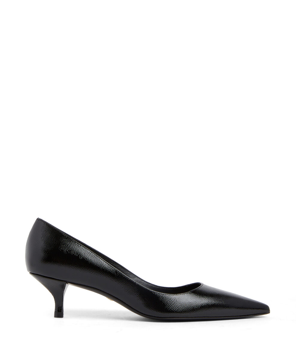 Stuart Weitzman STUART KITTEN PUMP BLACK SF441CATBLK