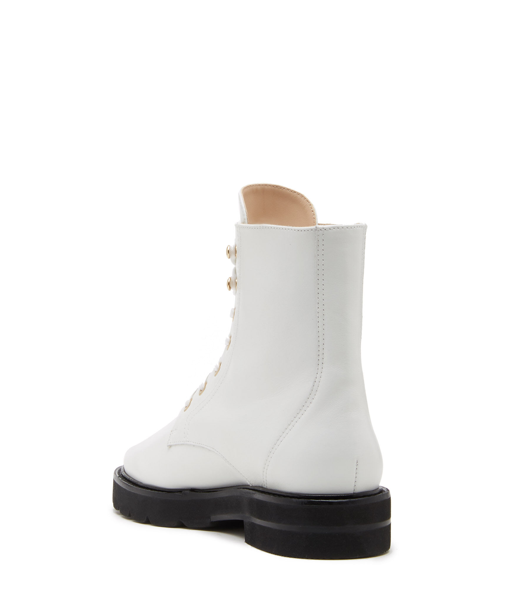 MILA LIFT BOOTIE in WHITE for Women Stuart Weitzman