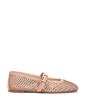 Stuart Weitzman BAREITALL SHINE MARY JANE BLUSHFUL SN800CYHY6Q