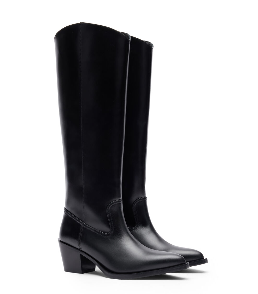 Stuart Weitzman TATE BOOT BLACK SK189HETBLK