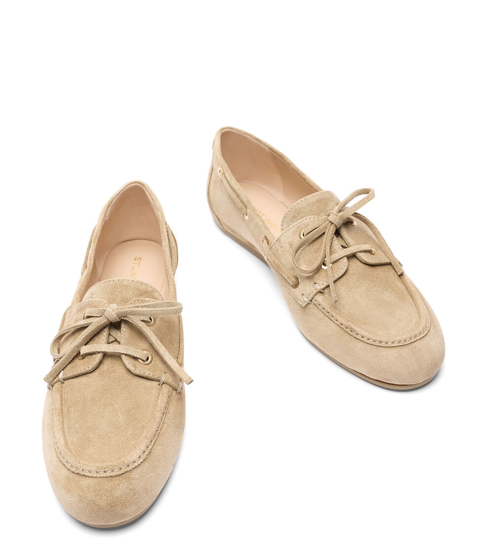 Stuart Weitzman TINSLEY MOCCASIN GOLDEN OLIVE SK691SPDVC5