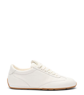 Stuart Weitzman COLTON SLEEK SNEAKER WHITE SN246LARWHT
